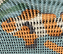 Load image into Gallery viewer, Clown Fish Needlepoint Canvas
