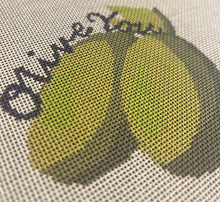 Load image into Gallery viewer, Olive You Needlepoint Canvas