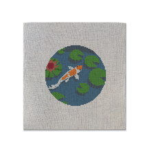 Load image into Gallery viewer, Koi Pond Needlepoint Canvas