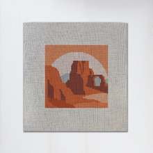 Load image into Gallery viewer, Arches National Park Needlepoint Canvas design