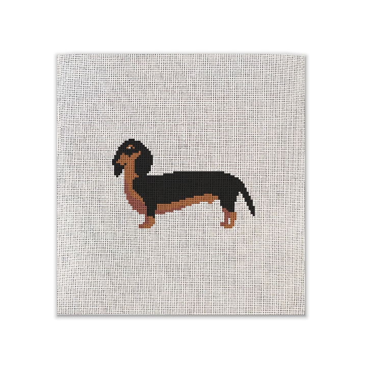 Dachshund Needlepoint Canvas