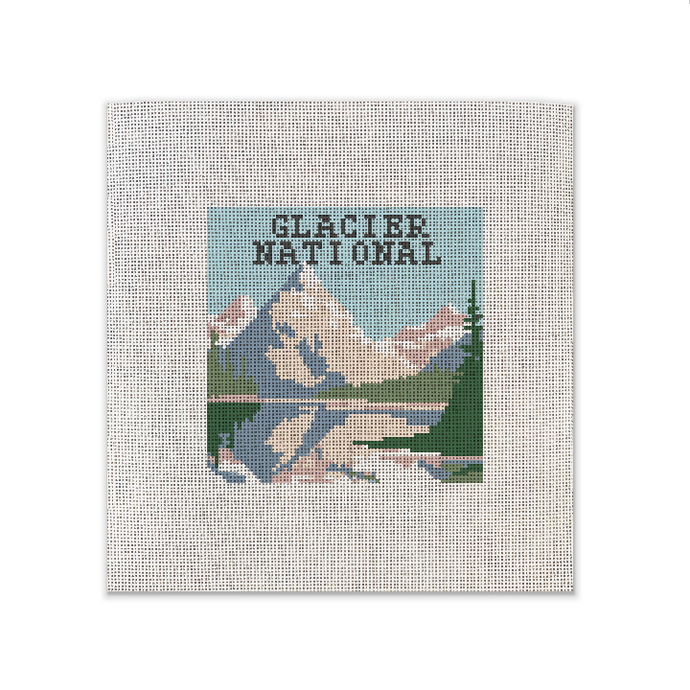 Glacier National Park Needlepoint Canvas