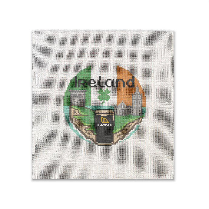 Ireland Needlepoint Canvas Design