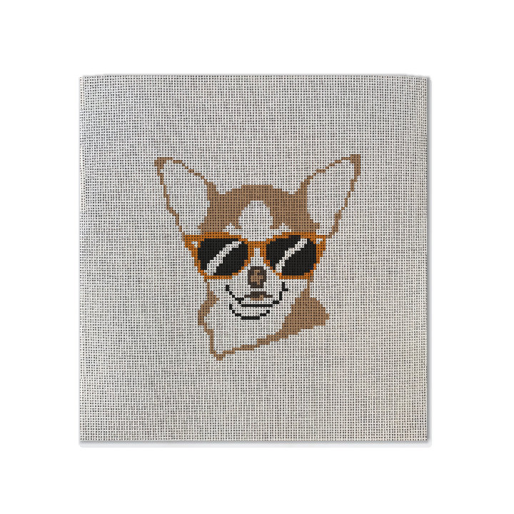 Chihuahua Needlepoint canvas design