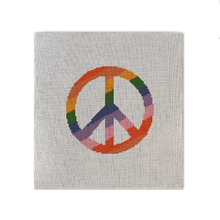 Load image into Gallery viewer, Peace symbol needlepoint canvas
