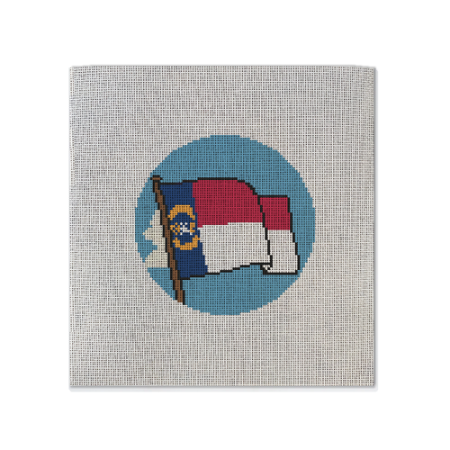 North Carolina Flag Needlepoint Canvas