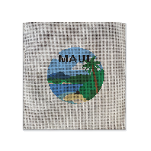 Maui Hawaii needlepoint canvas